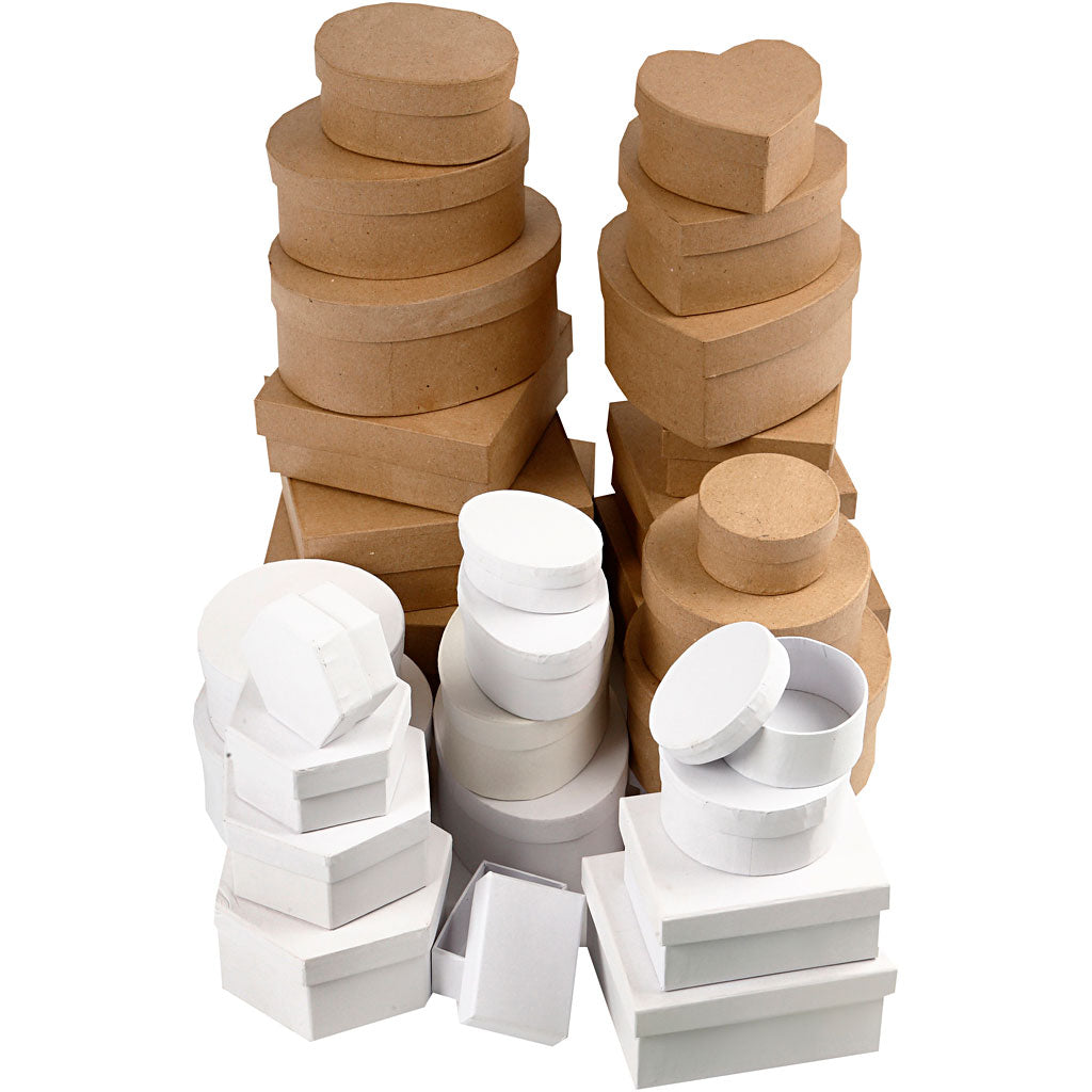 Creativ Company Https: www.cchobby.nl dozen-afm-6-5-18-cm-bruin-wit-30-stuk-1-set