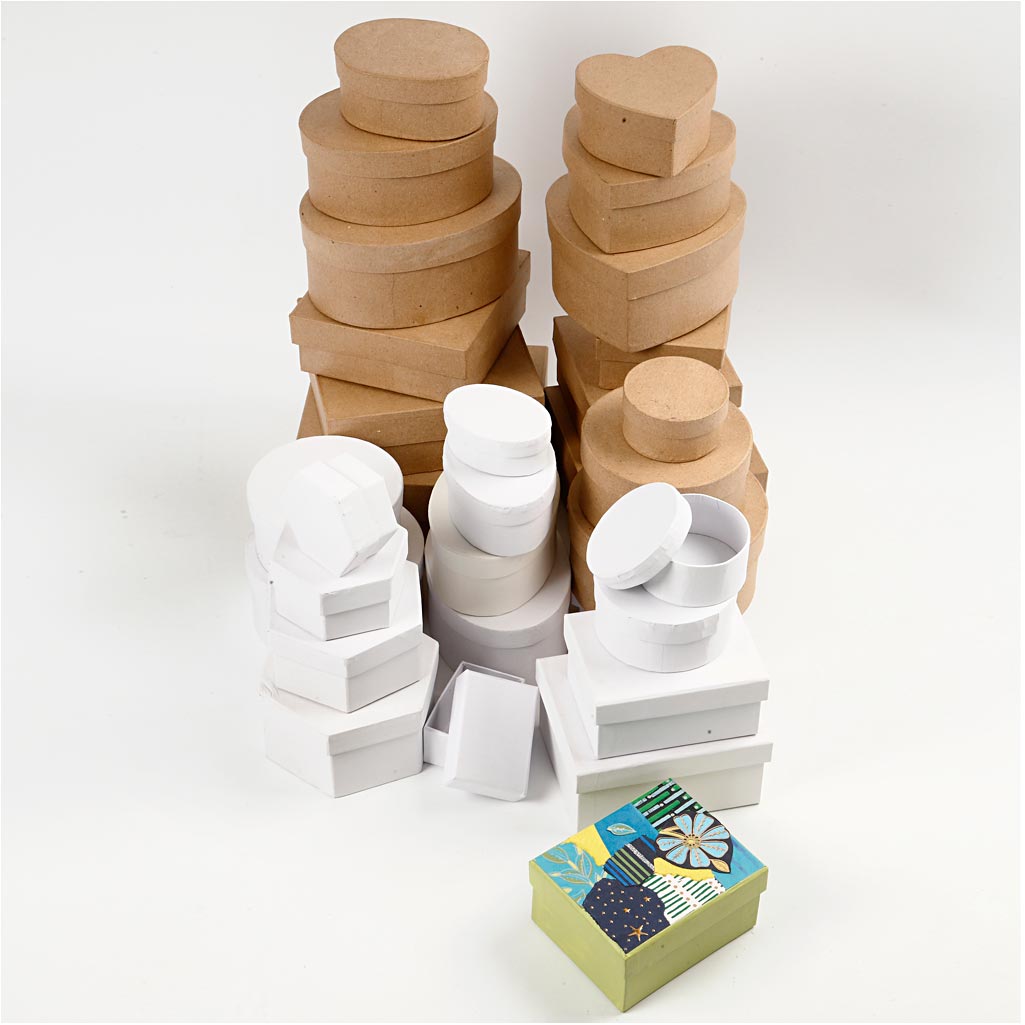 Creativ Company Https: www.cchobby.nl dozen-afm-6-5-18-cm-bruin-wit-30-stuk-1-set