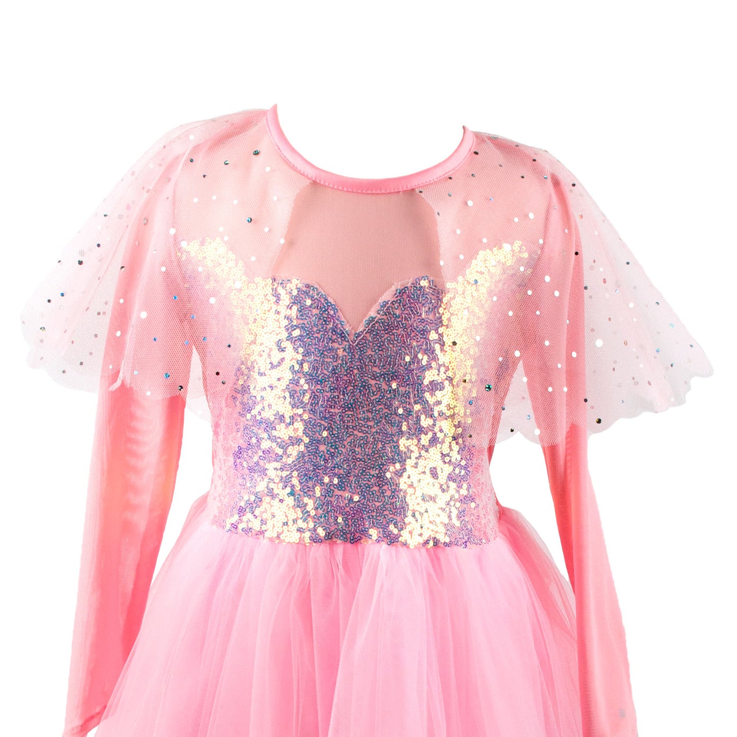 Great Pretenders Verkleedjurk prinses roze elegant, 7-8 jaar
