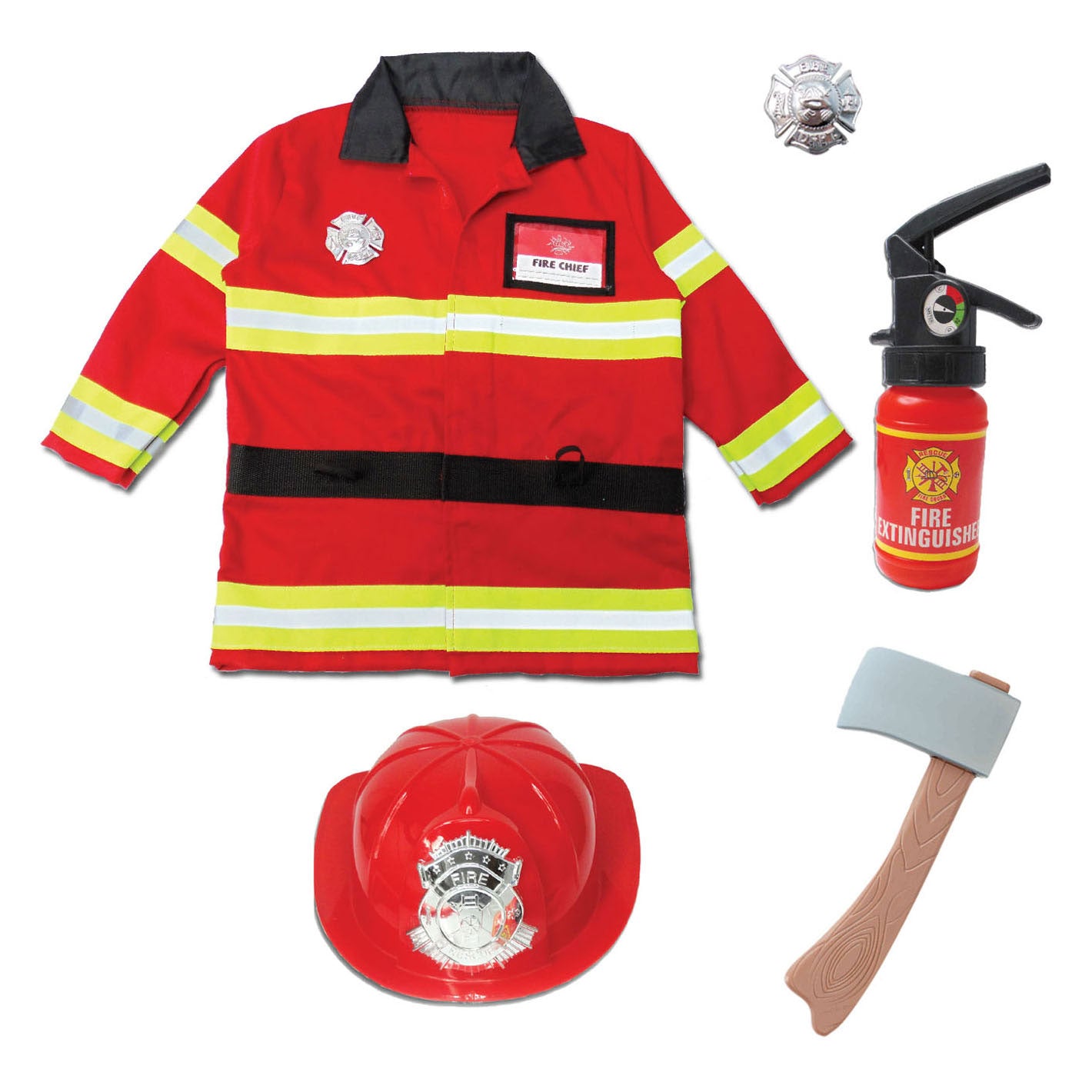 Great Pretenders Verkleedset brandweer, 3-4 jaar