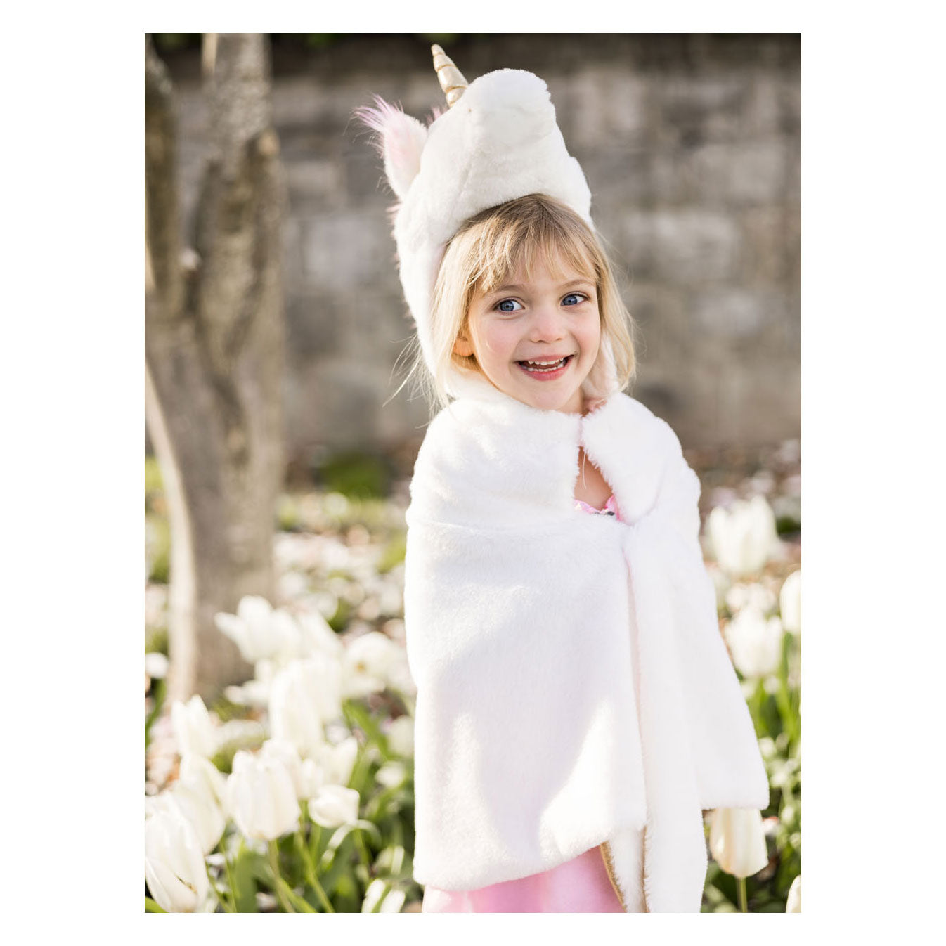 Great Pretenders Eenhoorn knuffel cape, 4-6 jaar