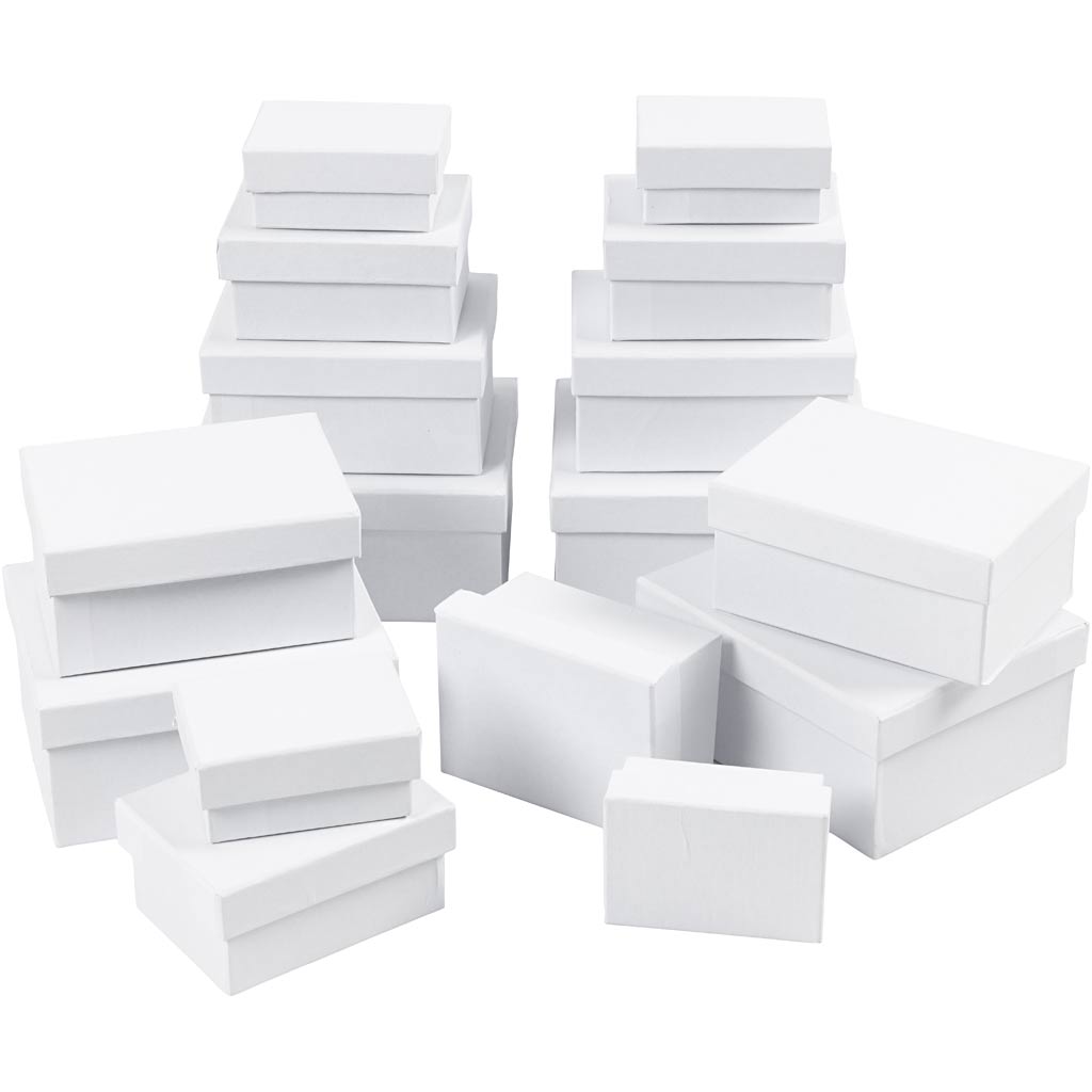 Creativ Company Https: www.cchobby.nl rechthoekige-dozen-h-3-5-4-5-5-5-6-5-cm-afm-7-5x5-9-5x7-11-5x8-5-14x11-cm-4x4-stuk-1-doos