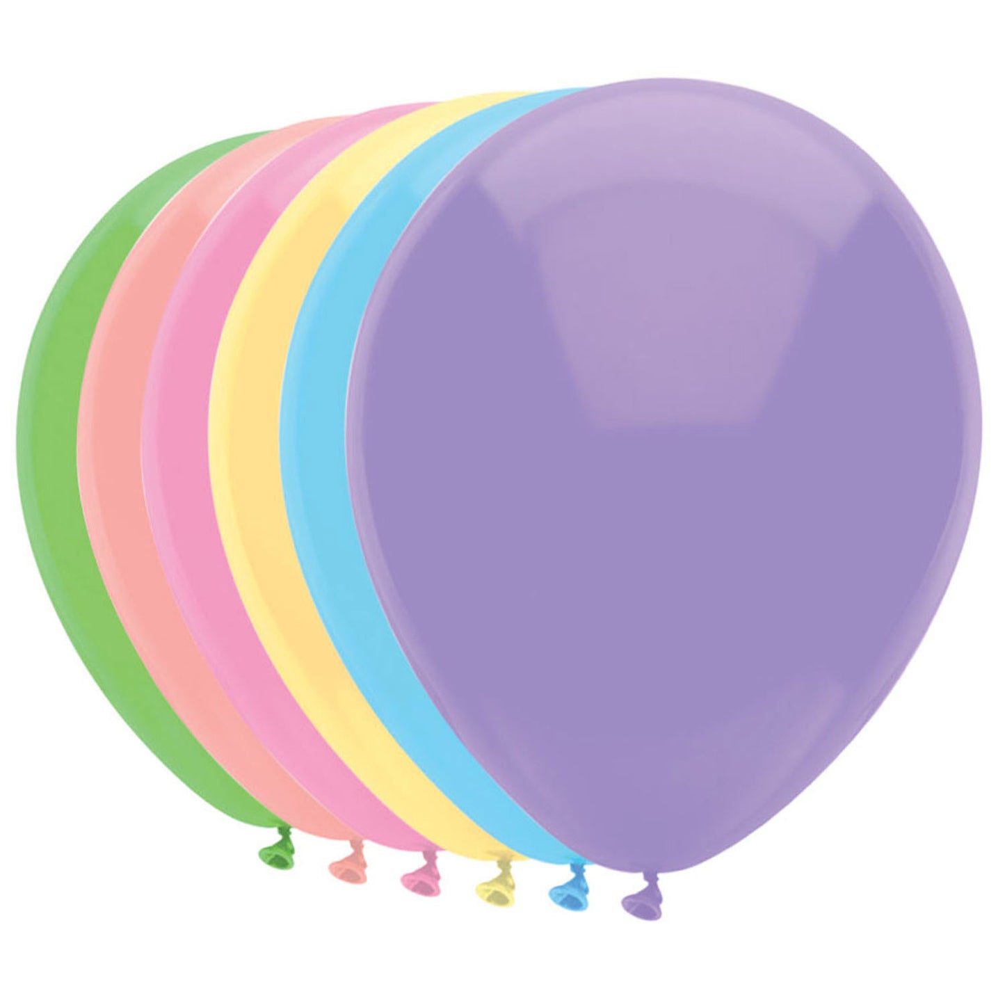 Haza Witbaard Ballonnen pastel, 10st.