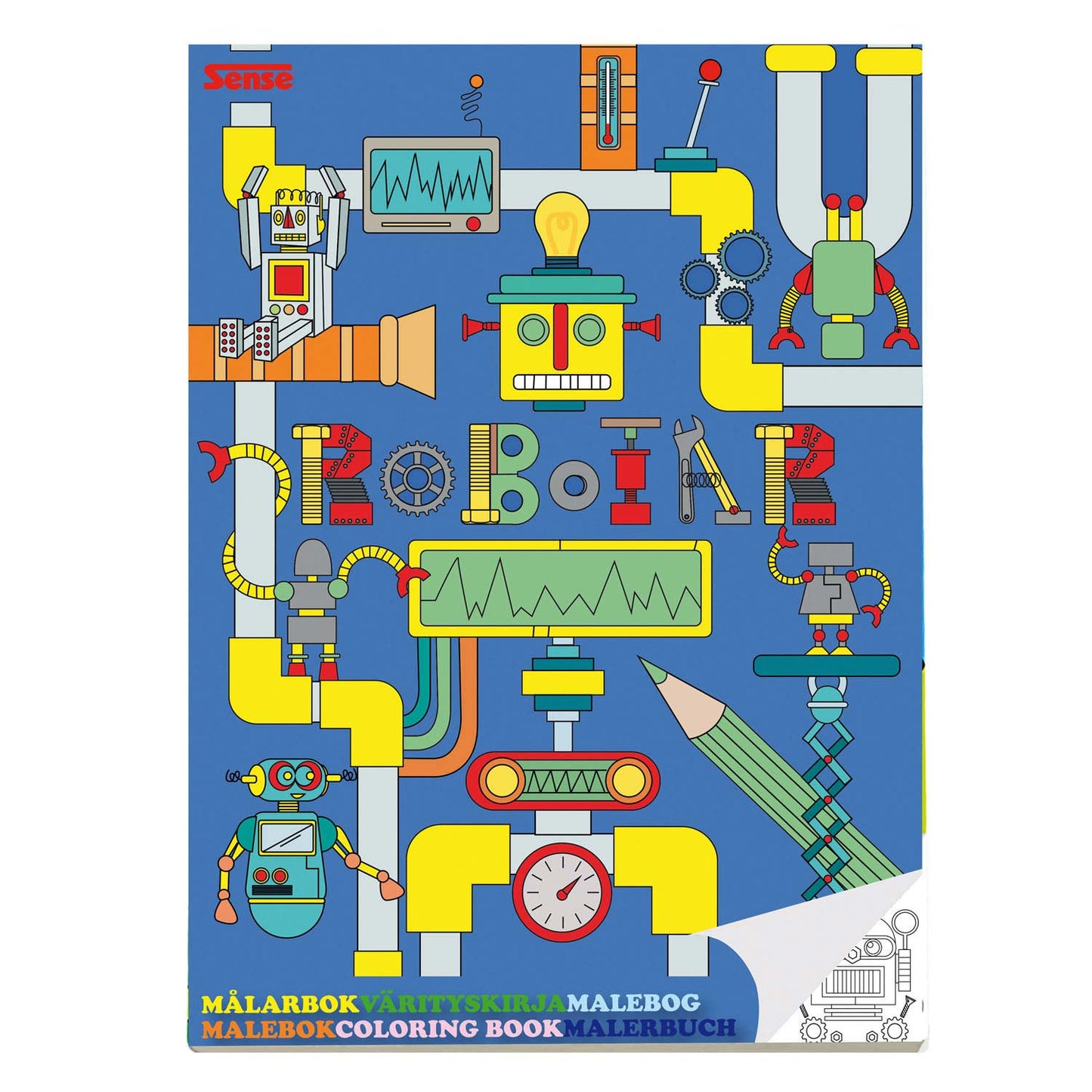 Haza Witbaard Kleurboek robot
