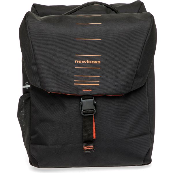 Burgers - New Looxs New looxs vigo 536.156mik2 zwart oranje dubbeltas mik 40l