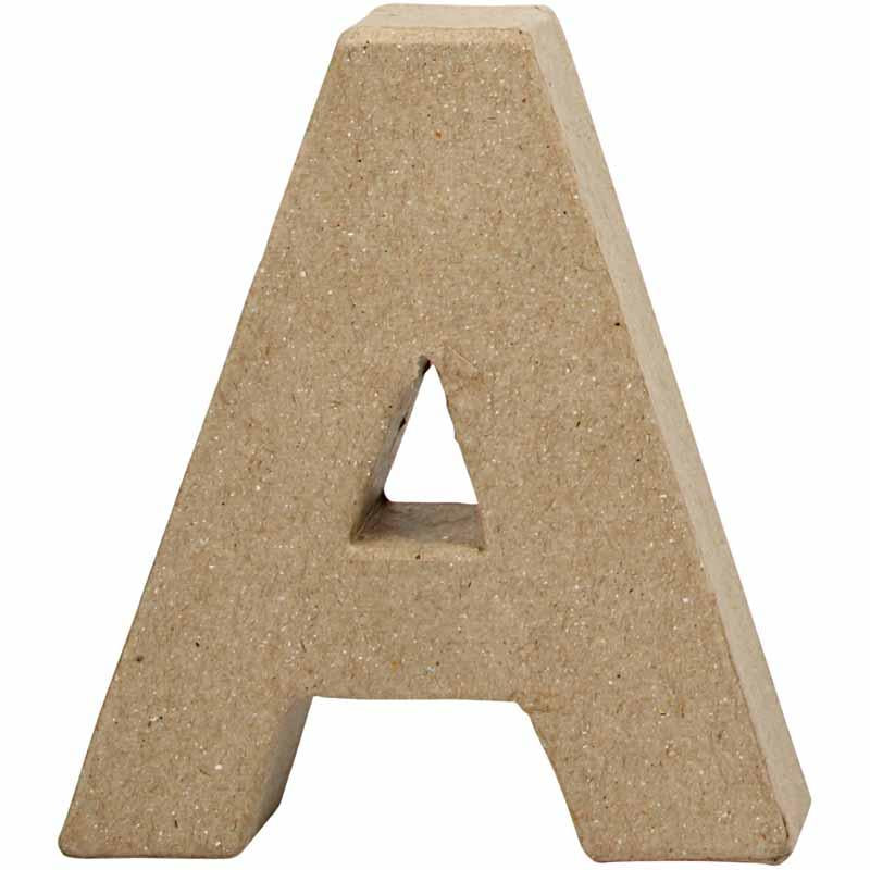 Creativ Company Https: www.cchobby.nl letter-a-h-10-cm-b-9-5-cm-dikte-1-7-cm-1-stuk