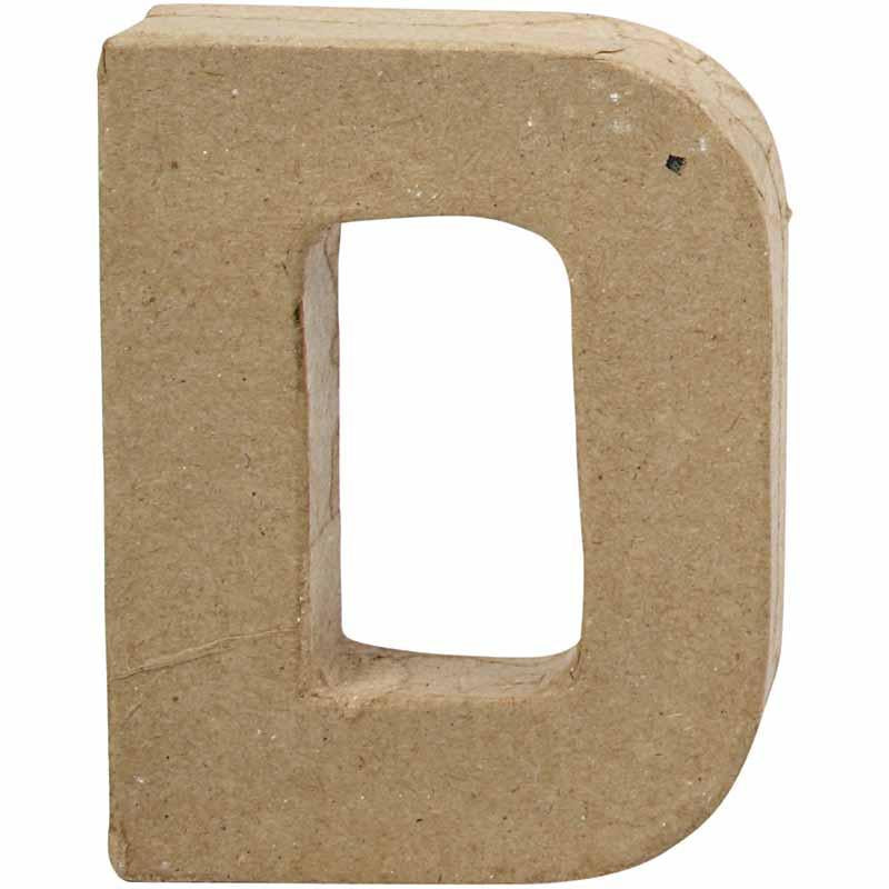 Creativ Company Https: www.cchobby.nl letter-d-h-10-cm-b-7-7-cm-dikte-1-7-cm-1-stuk