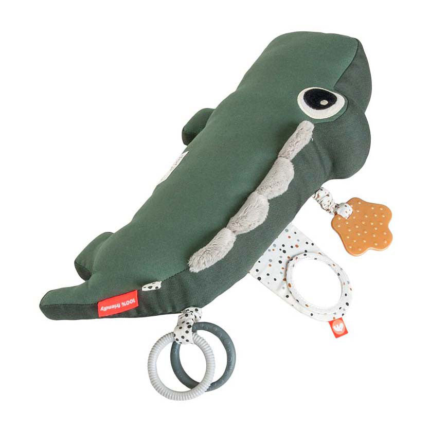 Done By Deer tummy time activiteitenspeeltje croco groen
