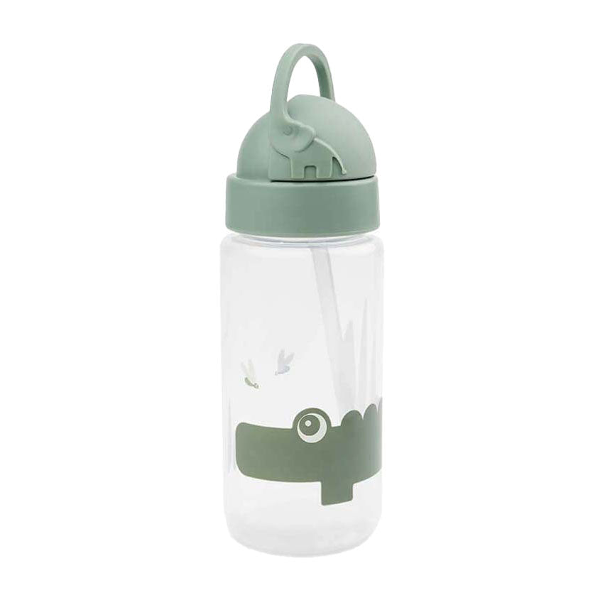 Done By Deer rietjesbeker croco groen, 350ml