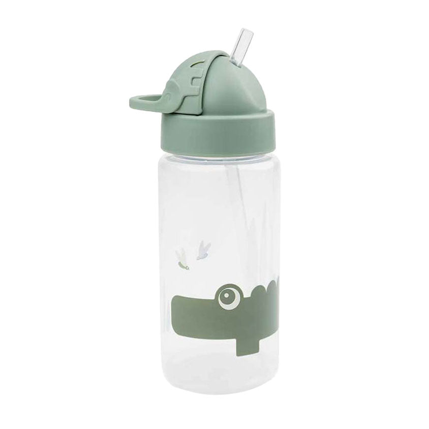 Done By Deer rietjesbeker croco groen, 350ml