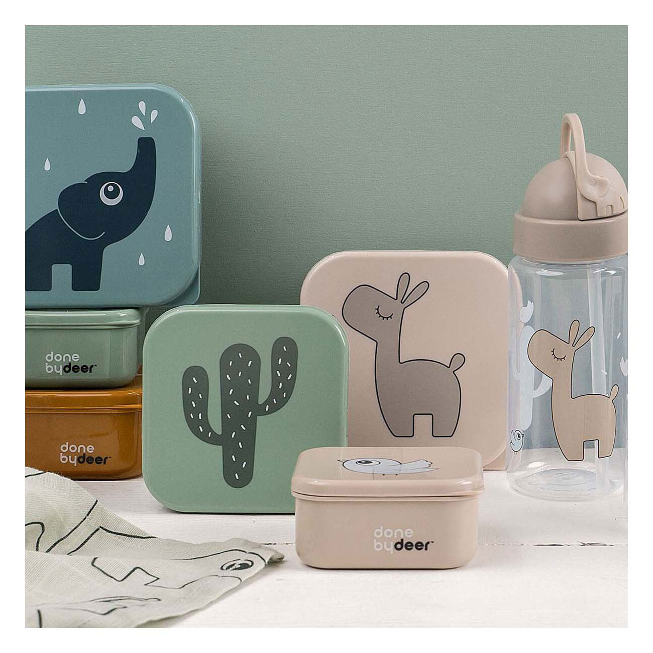 Done By Deer snackbox lalee beige mix, 3st.