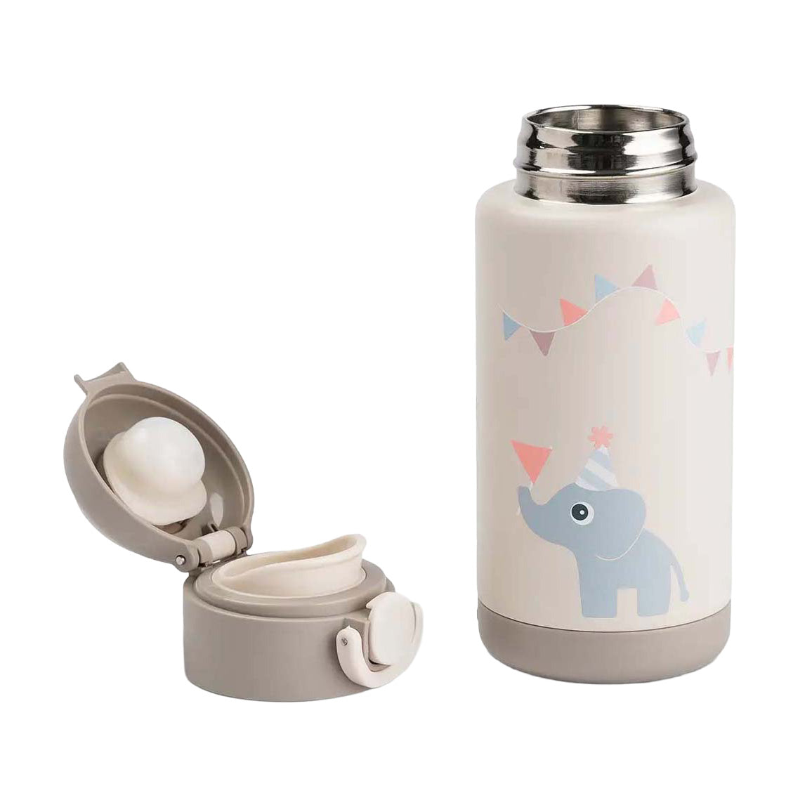 Done By Deer geïsoleerde drinkfles celebration - beige