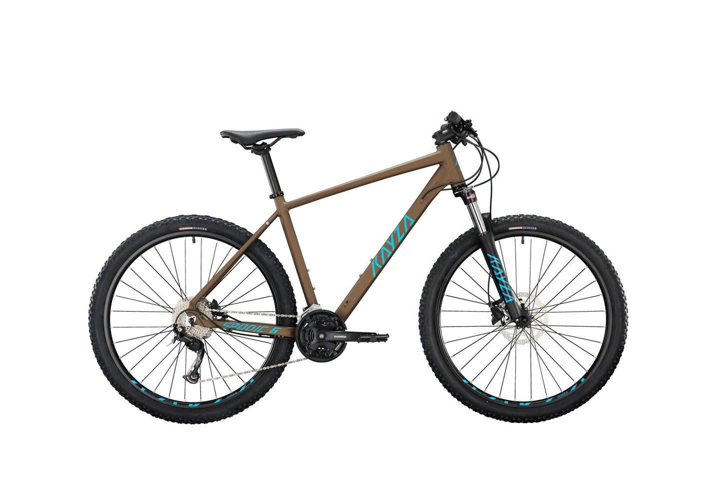 KAYZA mtb hardtail spodic 6 mod. 22 bike spod.6 27,5 56 hardtail 27sp brown blue