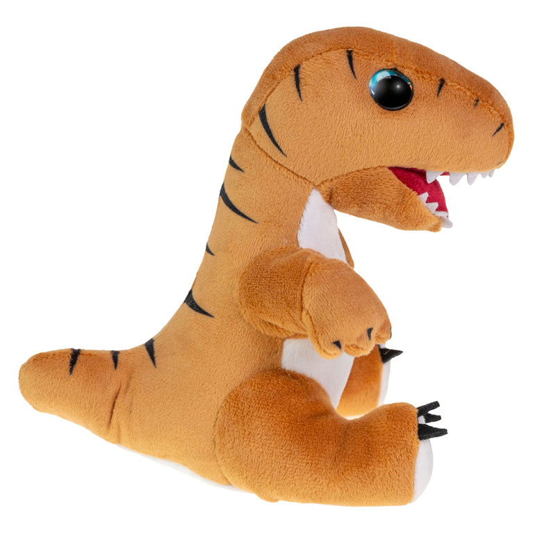 Lumo Stars knuffel dino t-rex baby 15cm - pluche dinosaurus speelgoed.