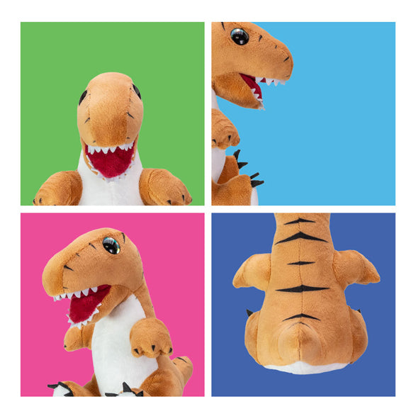 Lumo Stars knuffel - dino t-rex baby, 15cm