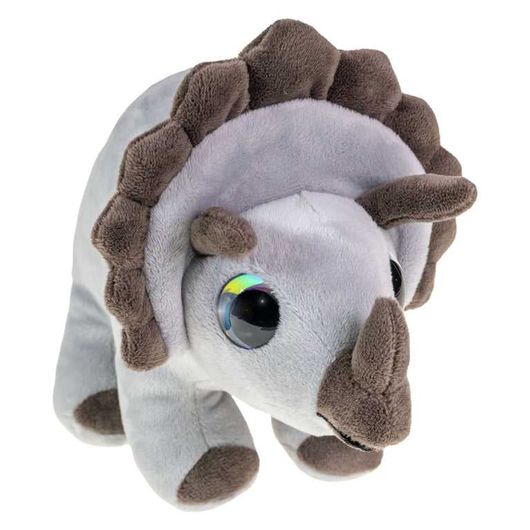 Lumo Stars knuffel - dino triceratops, 15cm