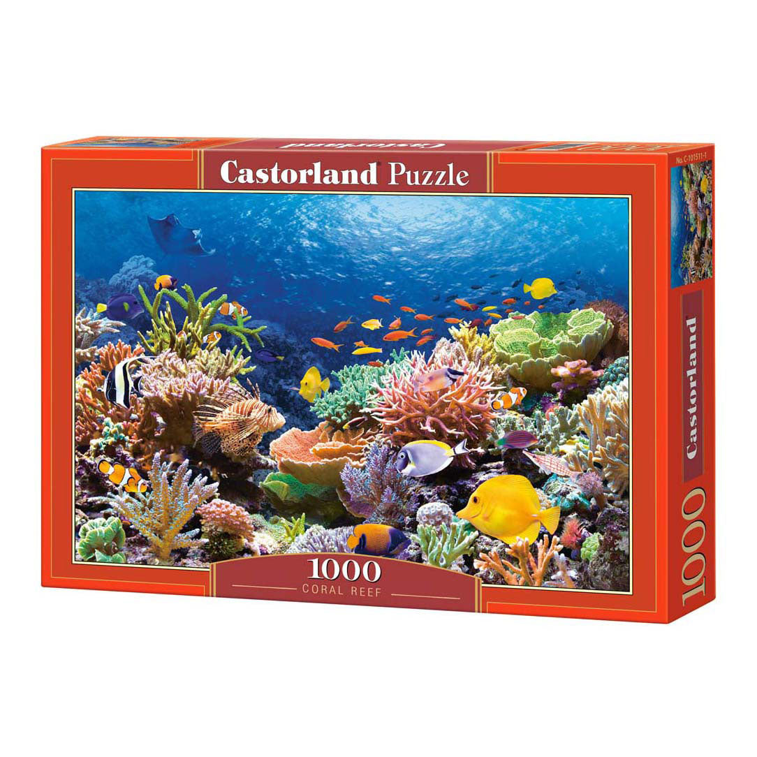 Castorland legpuzzel coral reef fishes, 1000st.