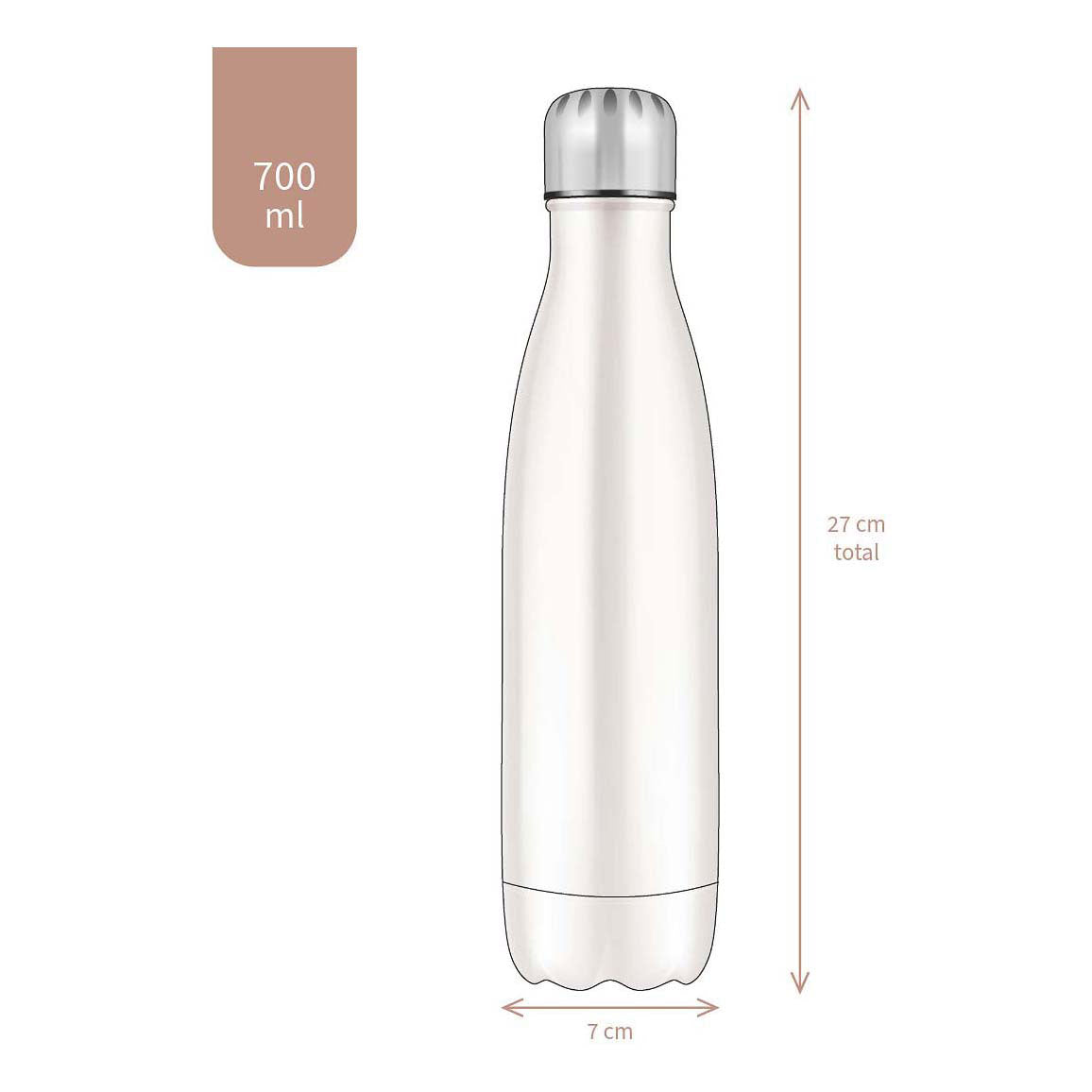 Vadobag Drinkfles minnie mouse thirsty for more - 700ml