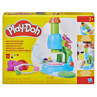 Play-Doh microscoop met licht - 5 kleipotjes