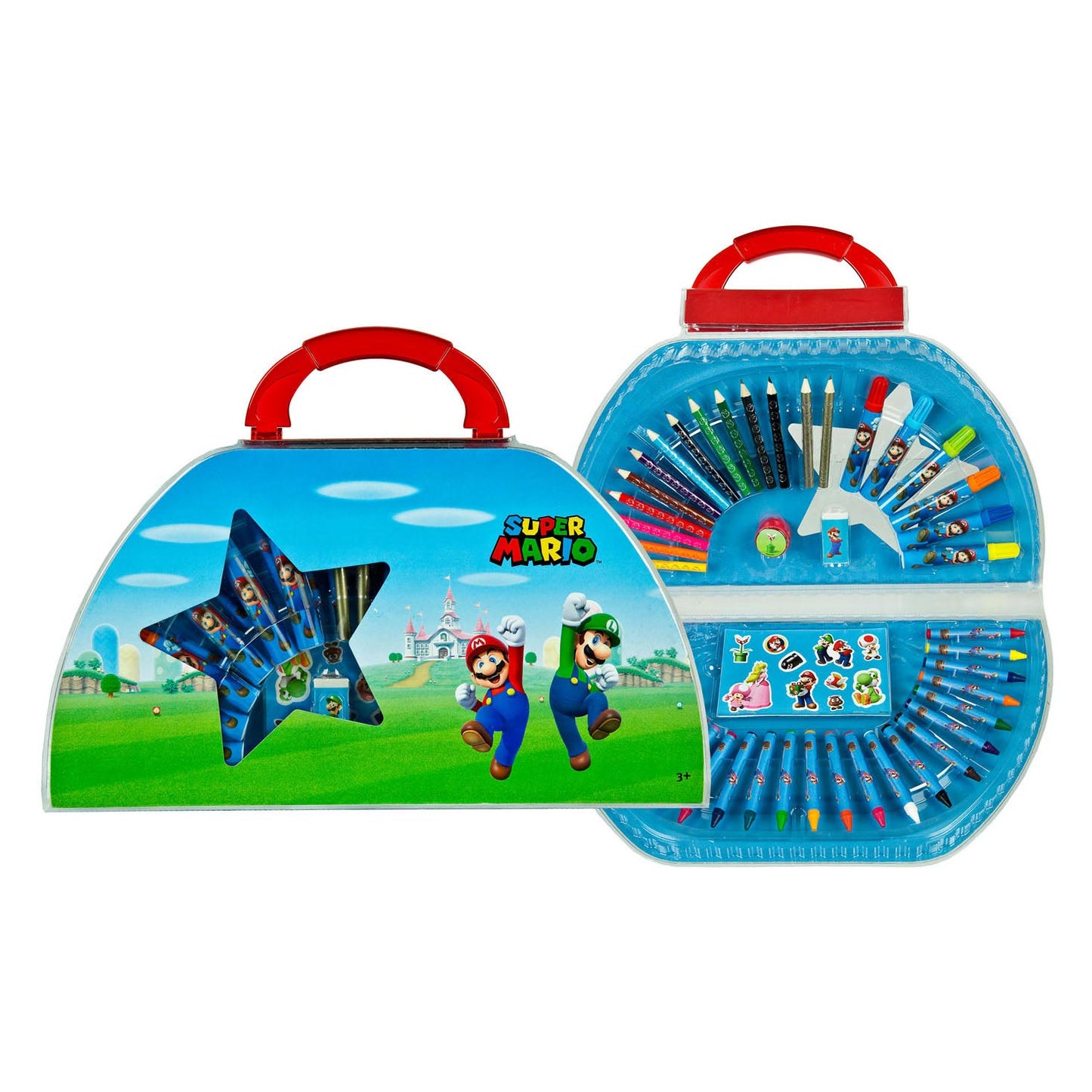 Undercover Super mario kleurkoffer, 51dlg.