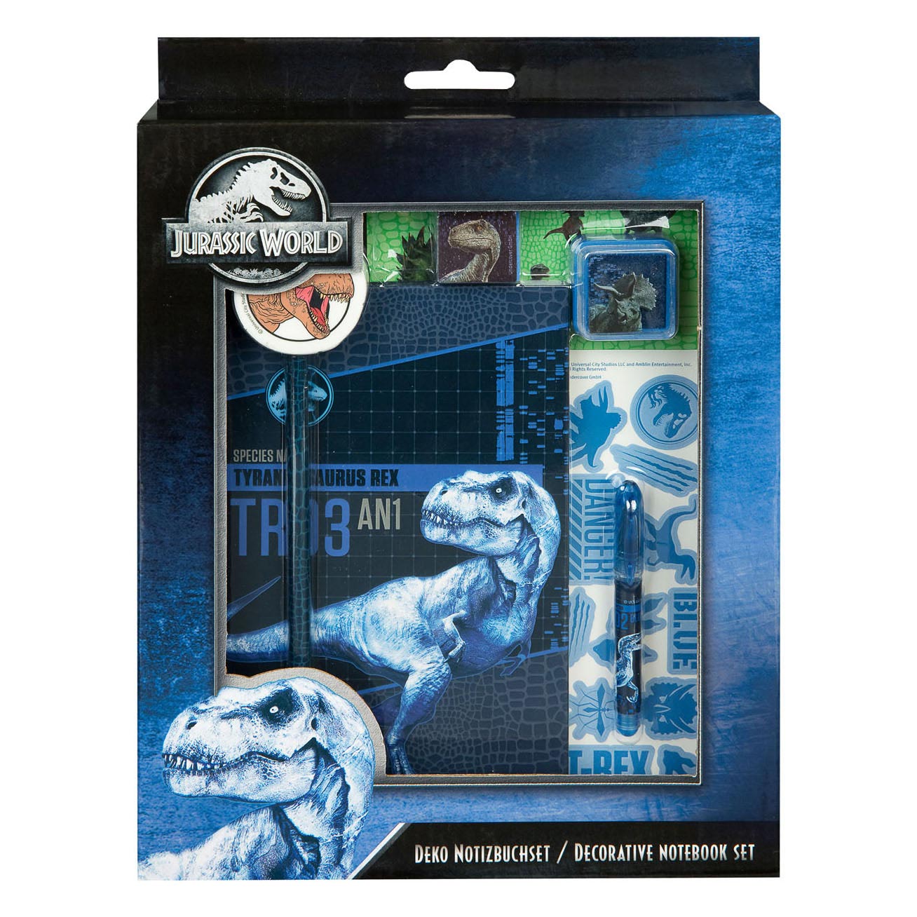 Undercover Jurassic world notitieboek set