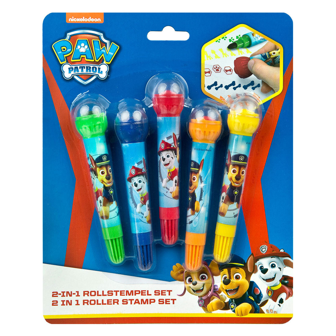 Undercover Paw patrol rol- en stempelstiften