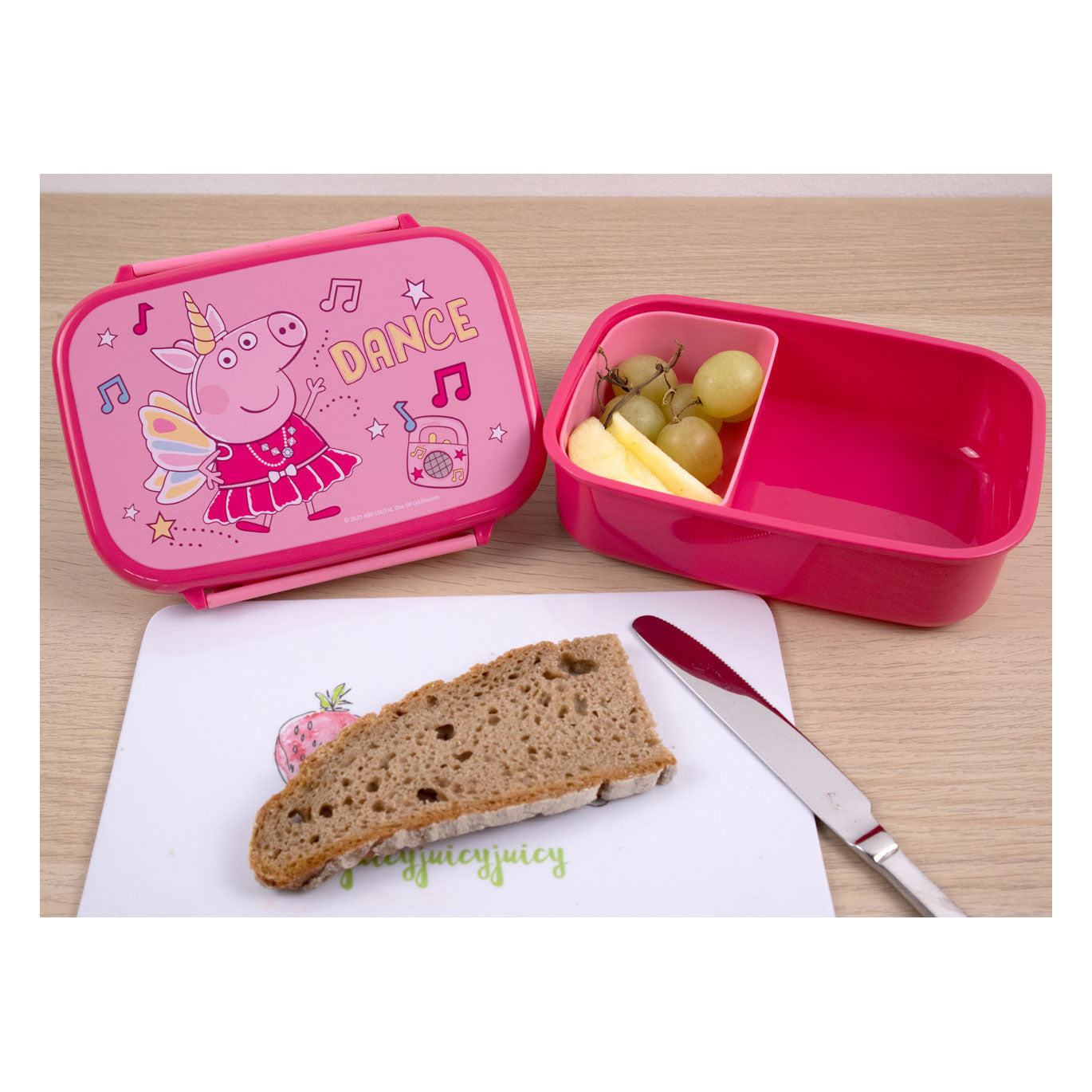 Undercover Peppa pig lunchbox roze