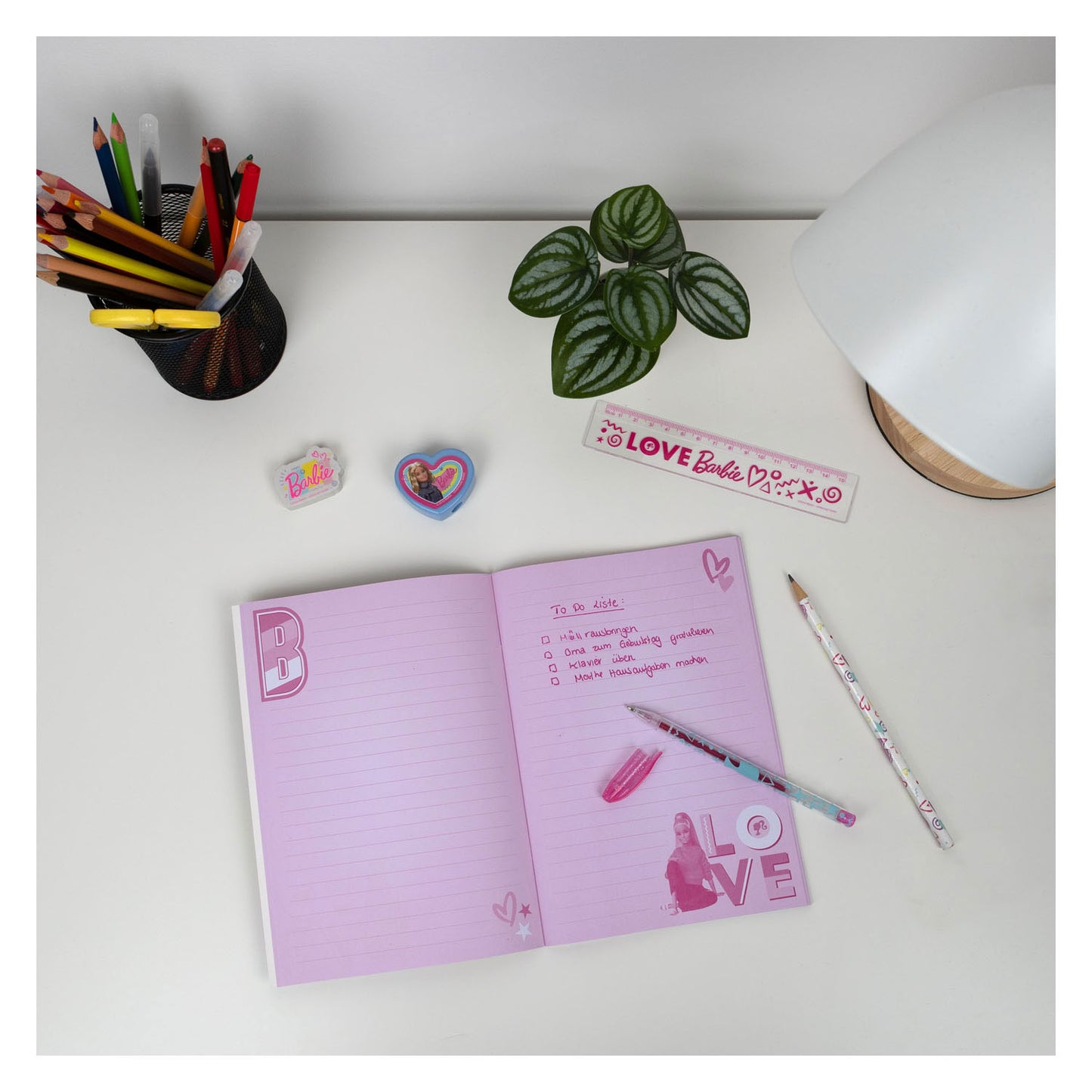 Undercover Notitieboek set barbie, 7dlg.