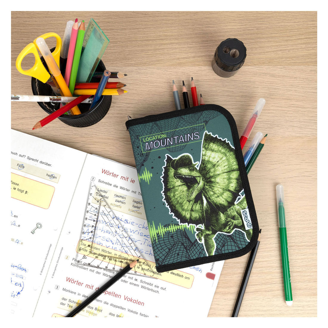 Undercover Gevulde etui jurassic world