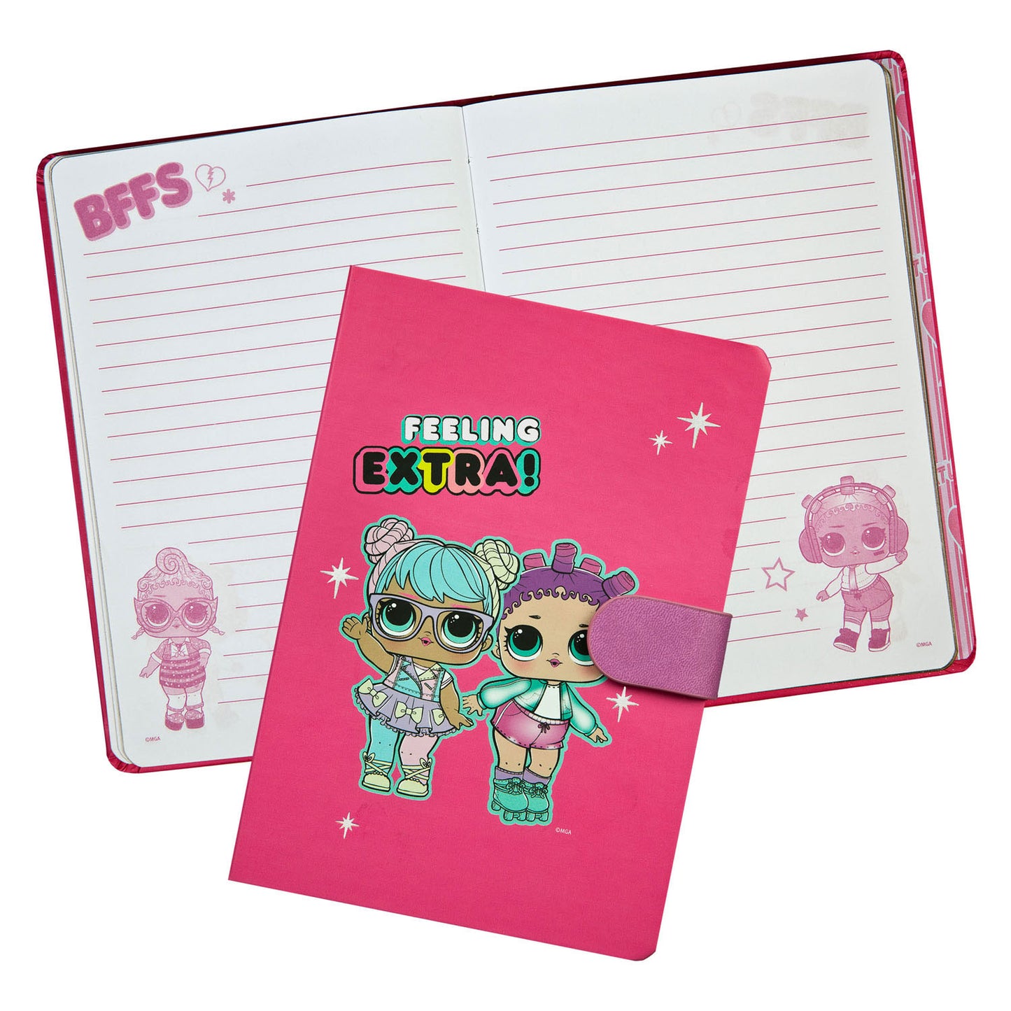 Undercover Notitieboek l.o.l. suprise met magnetische sluiting