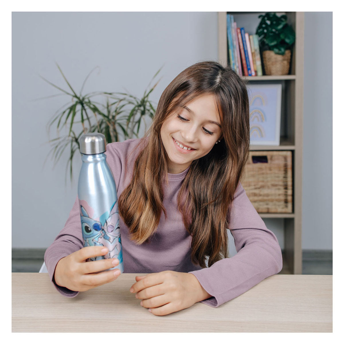 Undercover Drinkfles stitch aluminium, 600ml