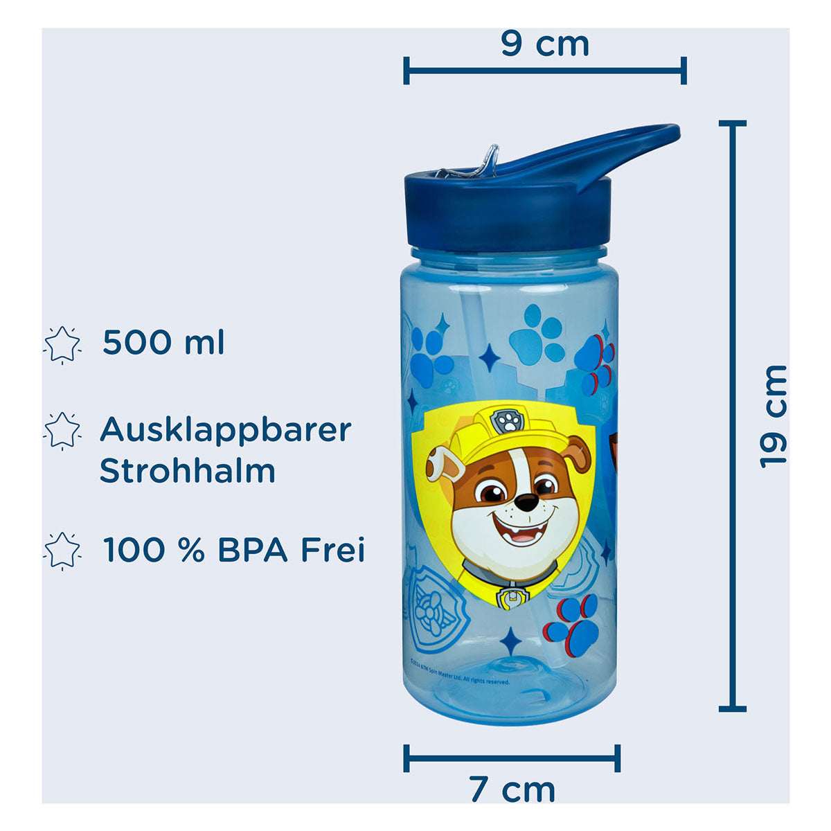 Merkloos Sans Marque Areo drinkfles paw patrol, 500ml