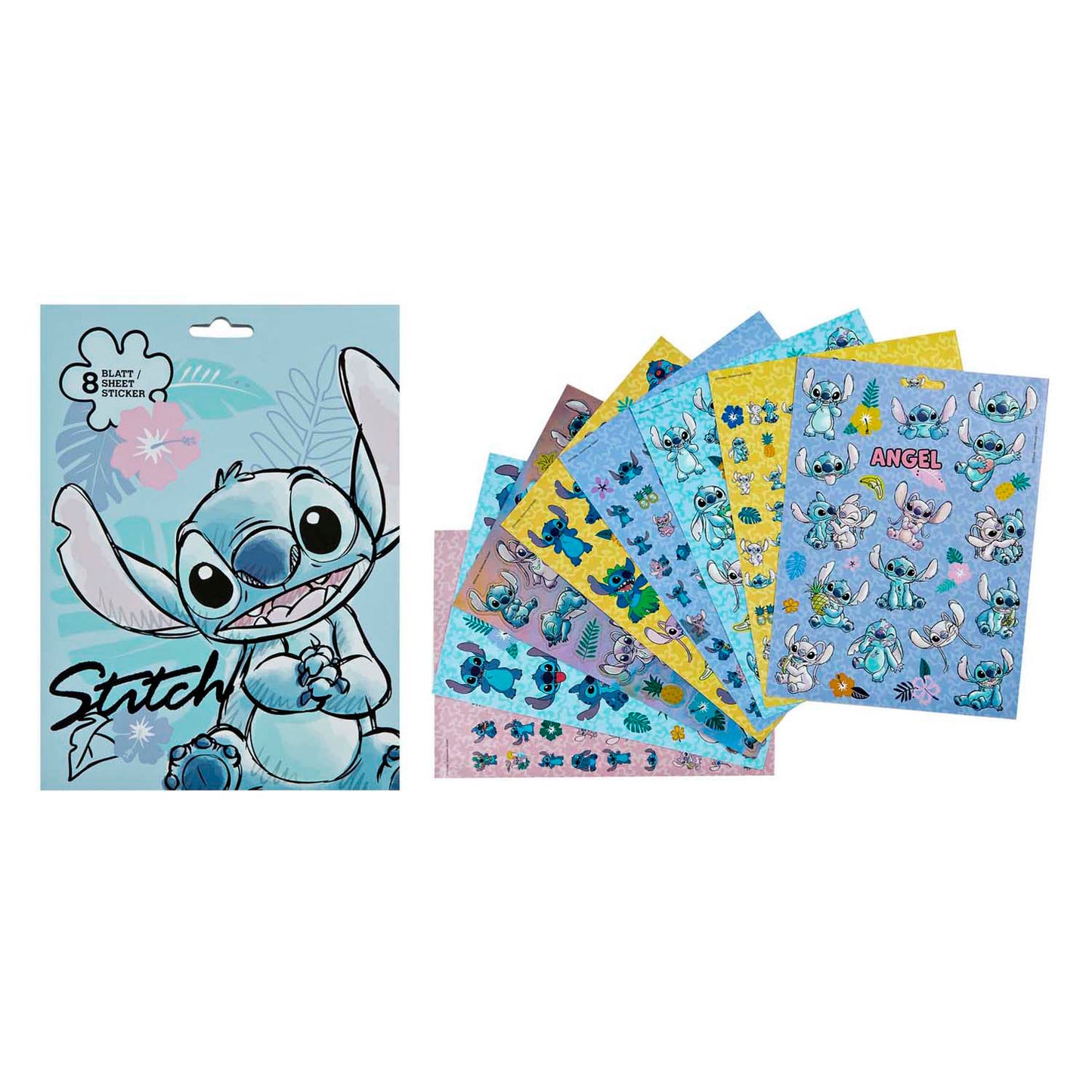 Undercover Stitch stickervellen, 8st.