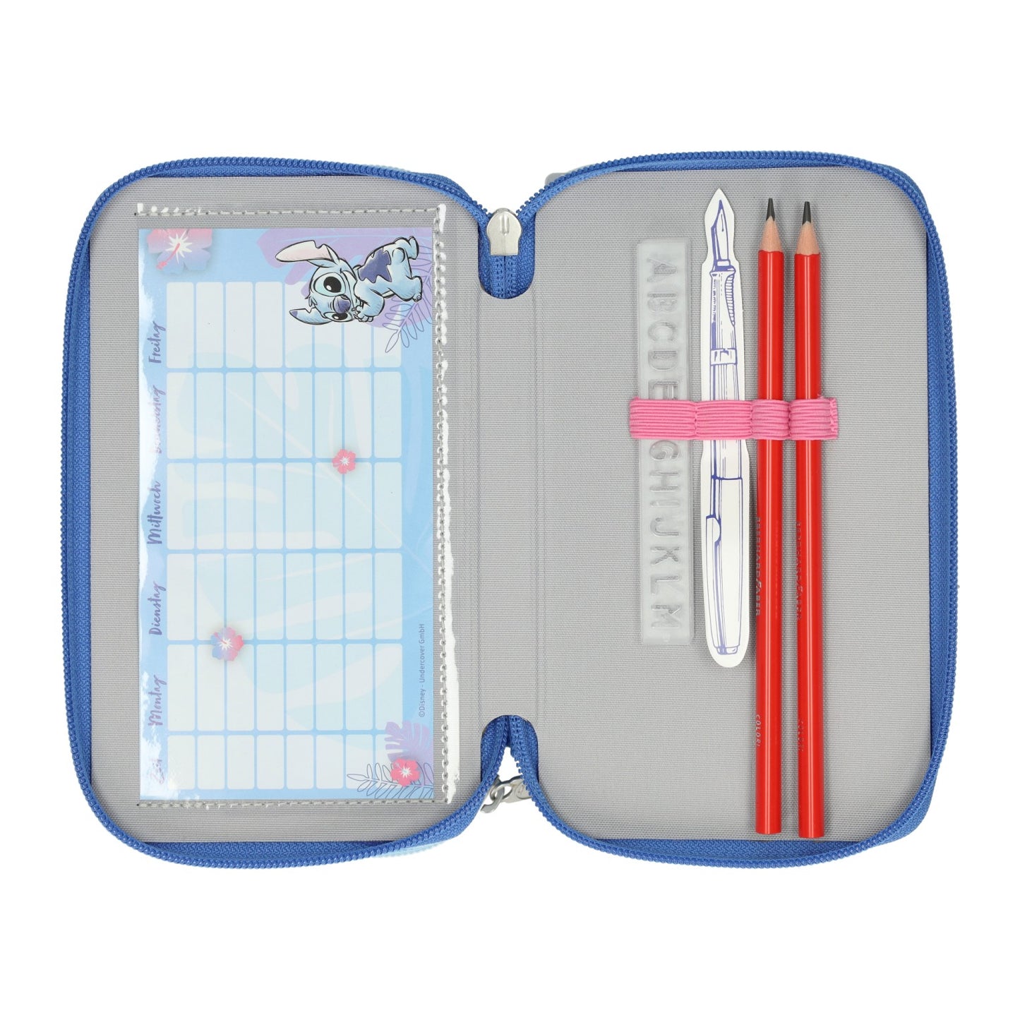 Undercover Stitch gevuld 3-vaks etui