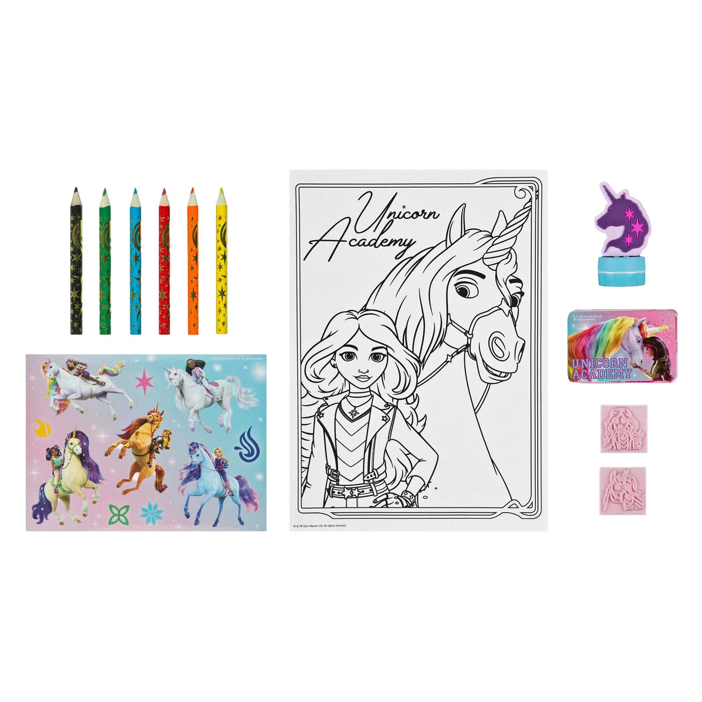 Undercover Unicorn academy knutselbox, 21dlg