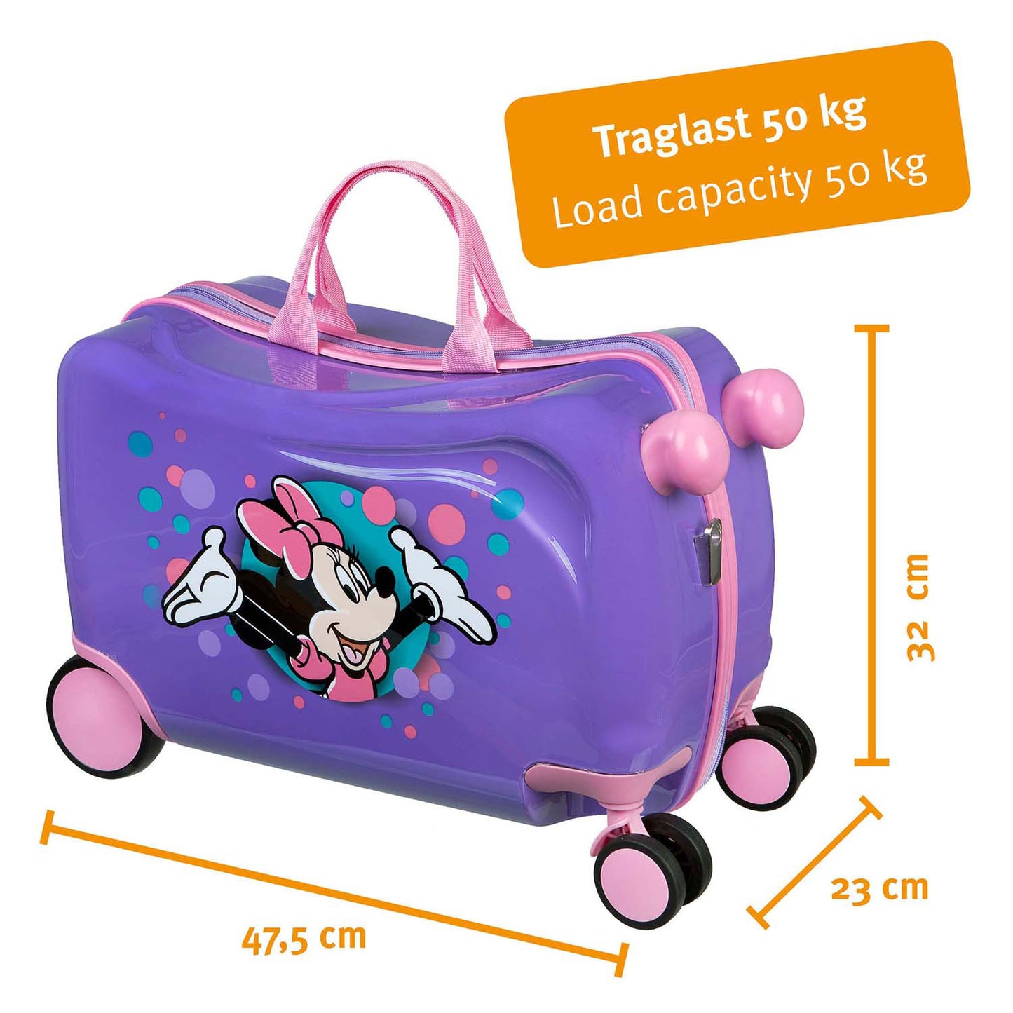 Undercover Trolleykoffer ride-on minnie mouse