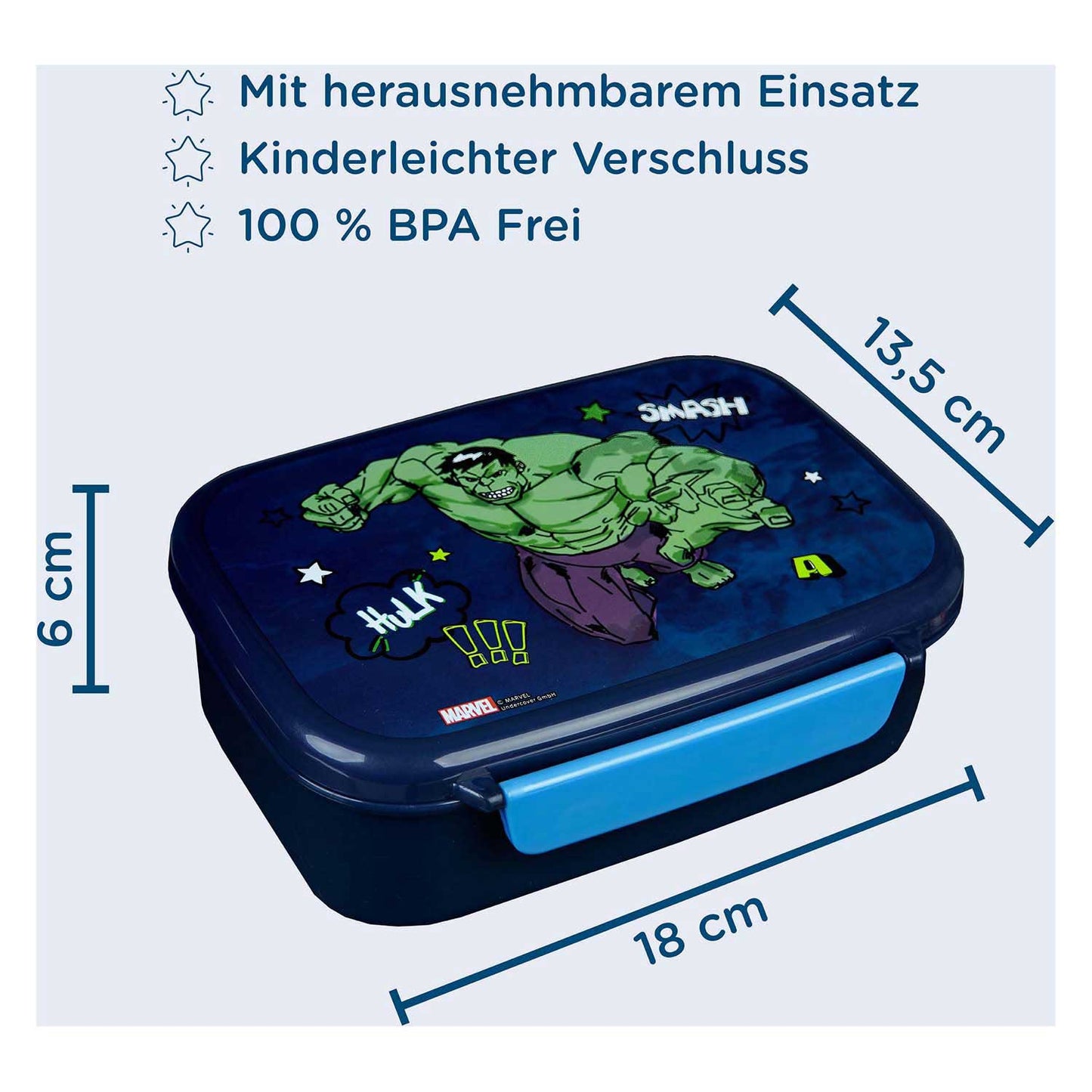 Undercover Lunchbox - marvel hulk