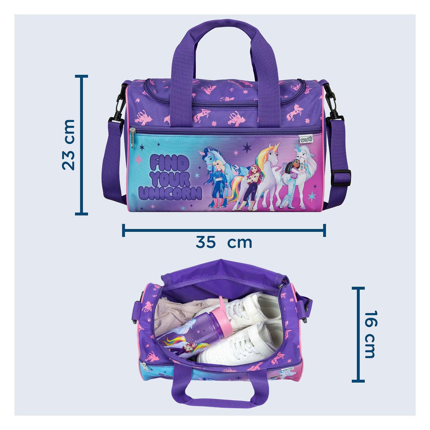 Undercover Sporttas unicorn academy