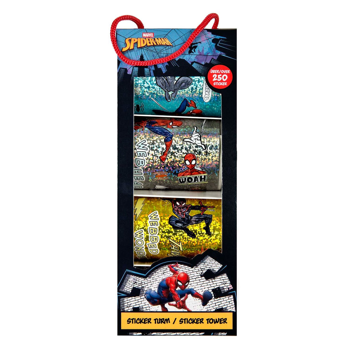 Undercover Sticker toren spiderman - 250+st.
