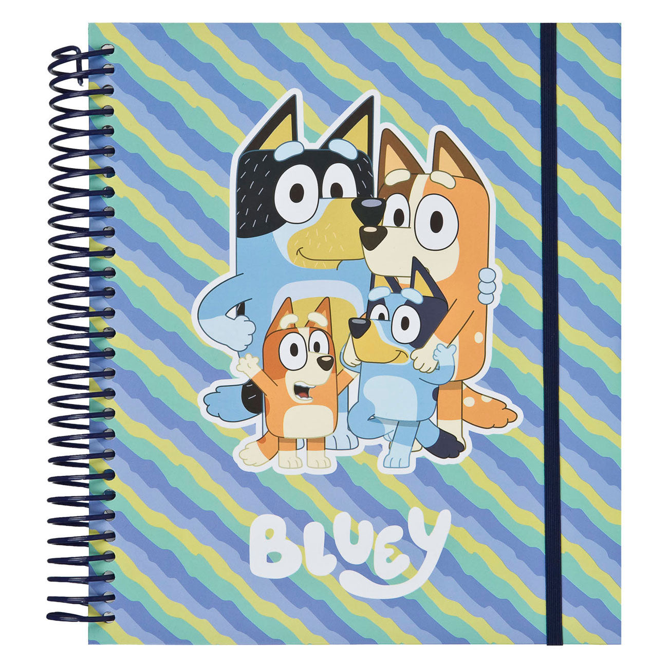 Undercover Stencil en kleurset bluey - 49dlg.