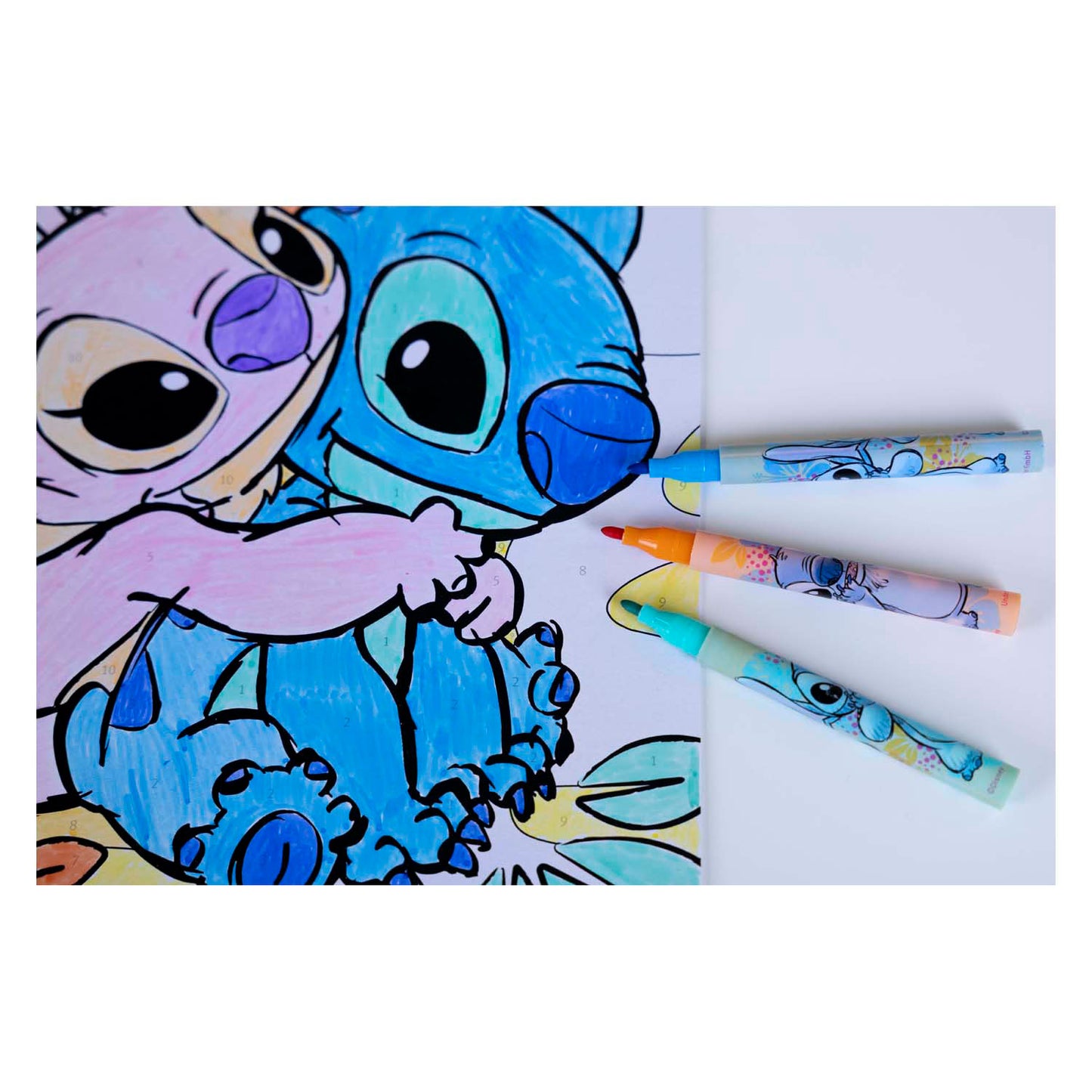 Undercover Kleuren op nummer set stitch