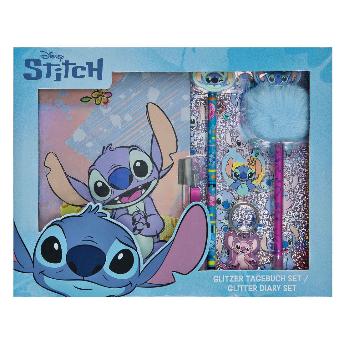 Undercover Glitter dagboek set stitch - 6dlg.