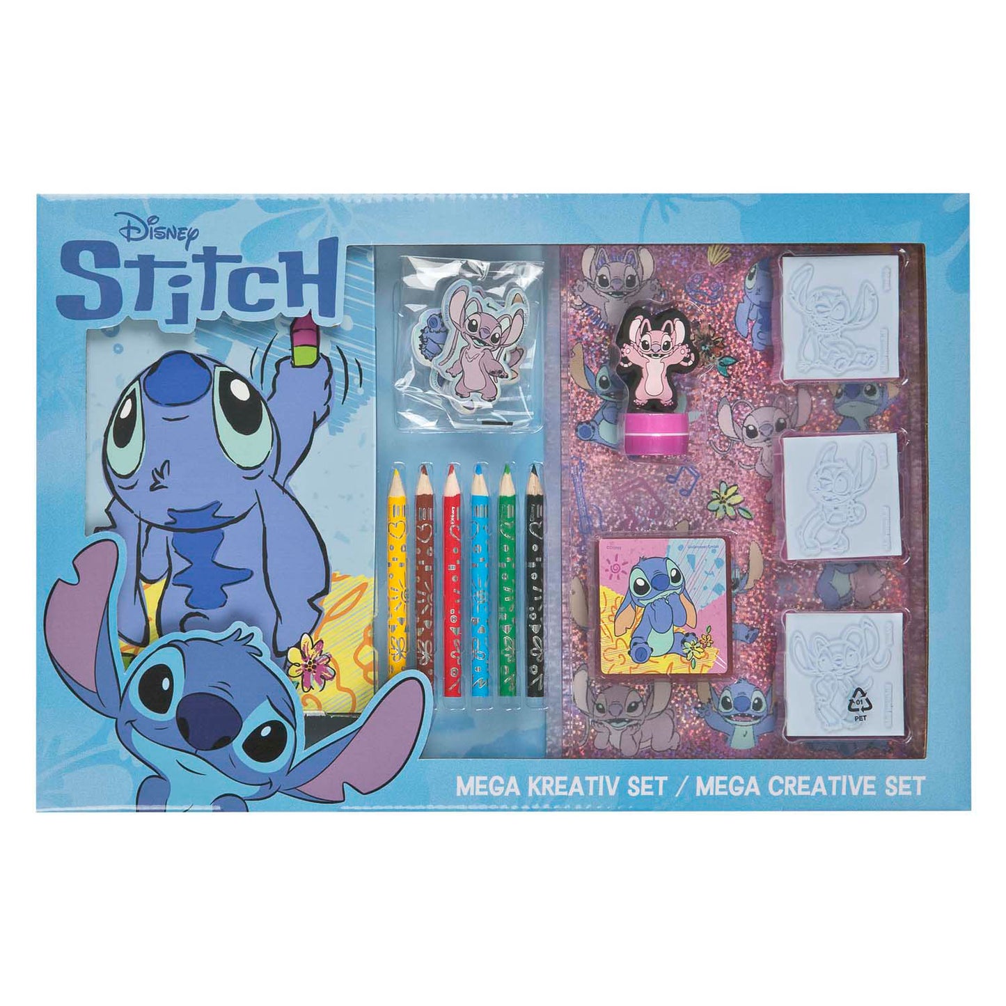 Undercover Mega kleur- en stempelset stitch - 15dlg.
