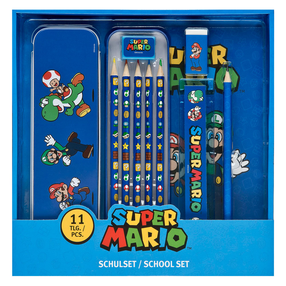 Undercover Schrijfwaren set super mario - 11dlg.