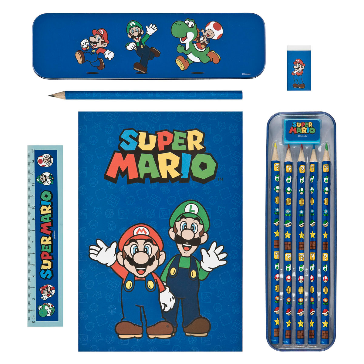 Undercover Schrijfwaren set super mario - 11dlg.