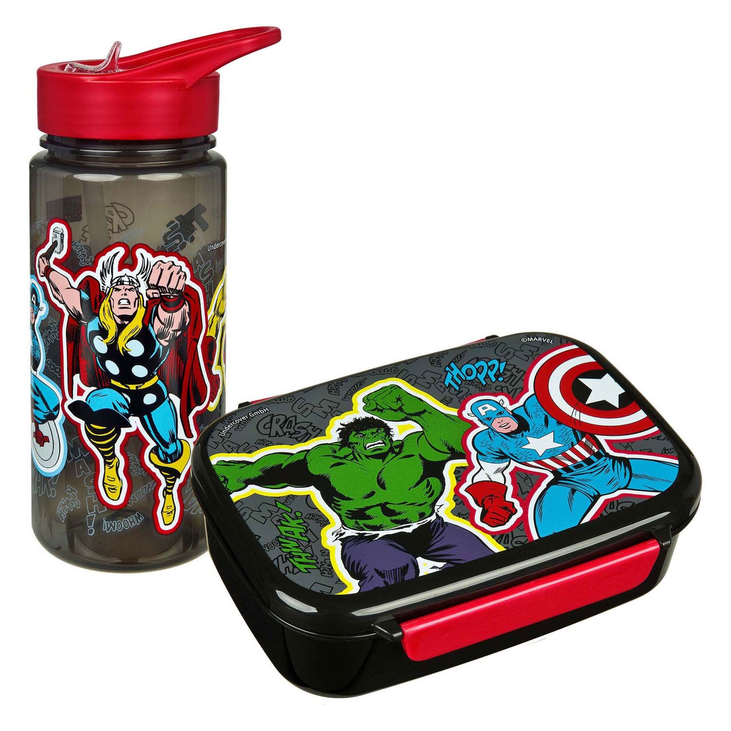 Undercover Broodtrommel en drinkbeker set marvel avengers