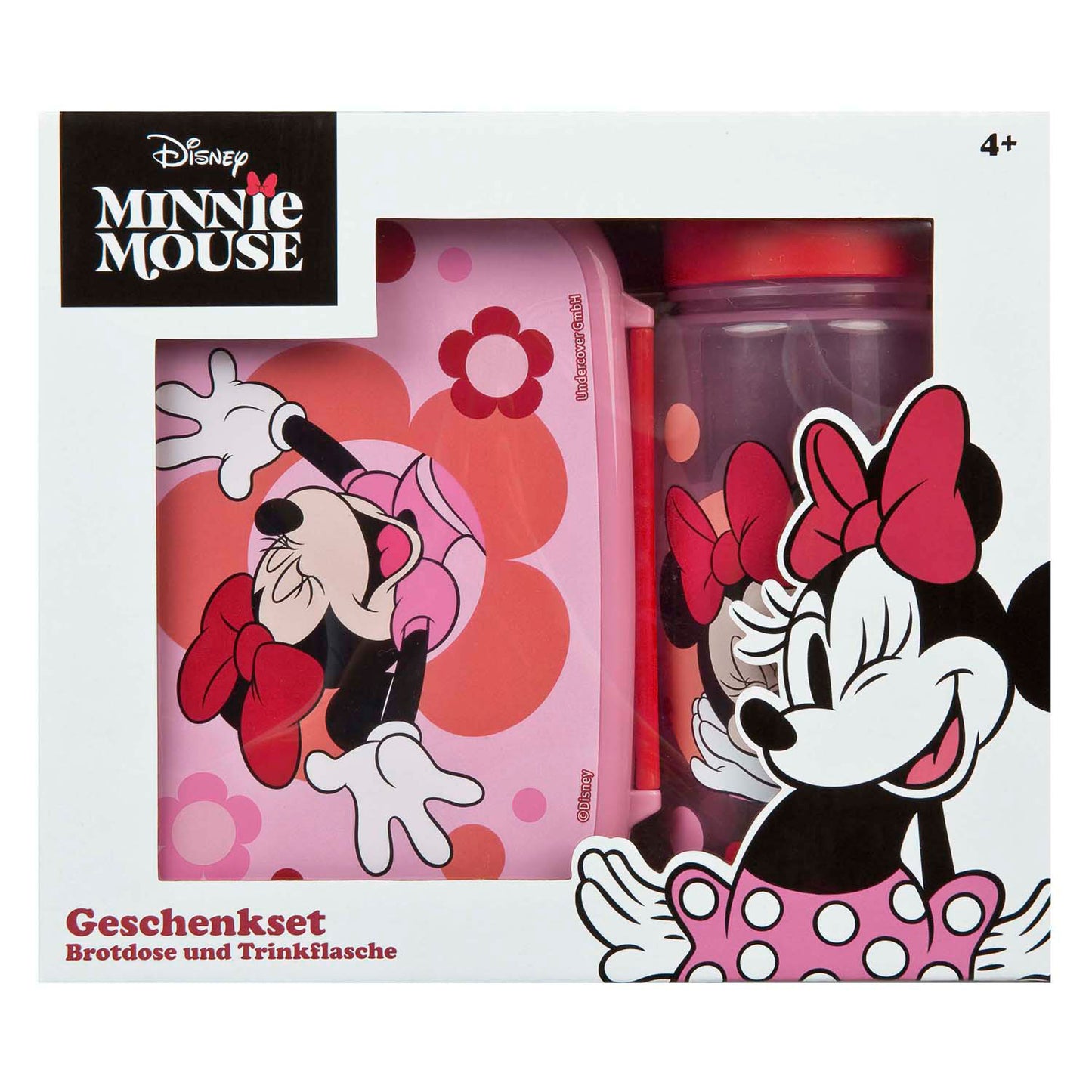 Undercover Broodtrommel en drinkbeker set minnie mouse