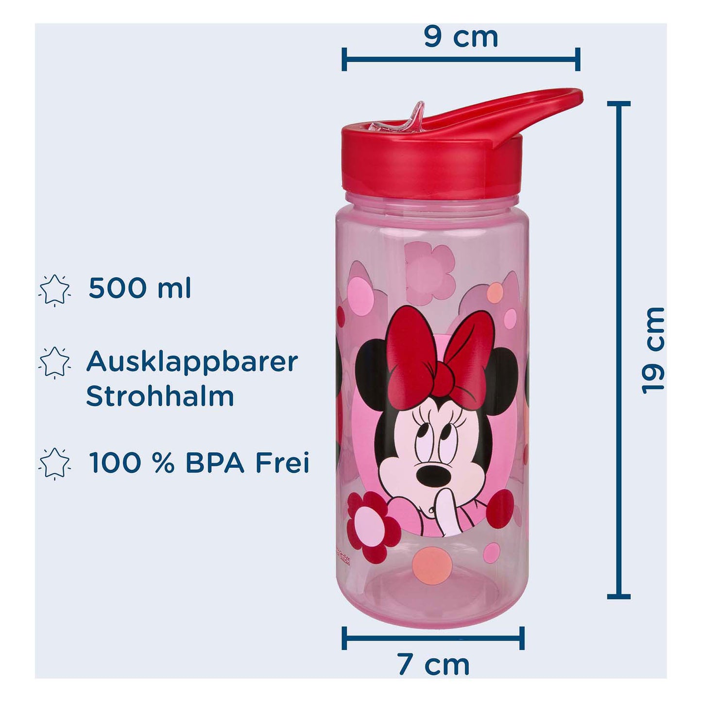 Undercover Aero drinkfles minnie mouse - 500ml