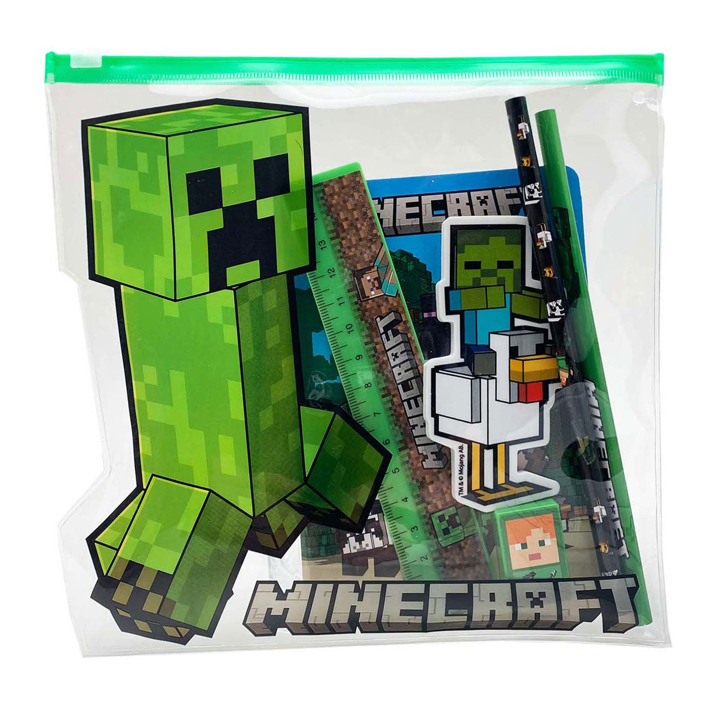 Speelgoed Land Minecraft shaped etui gevuld