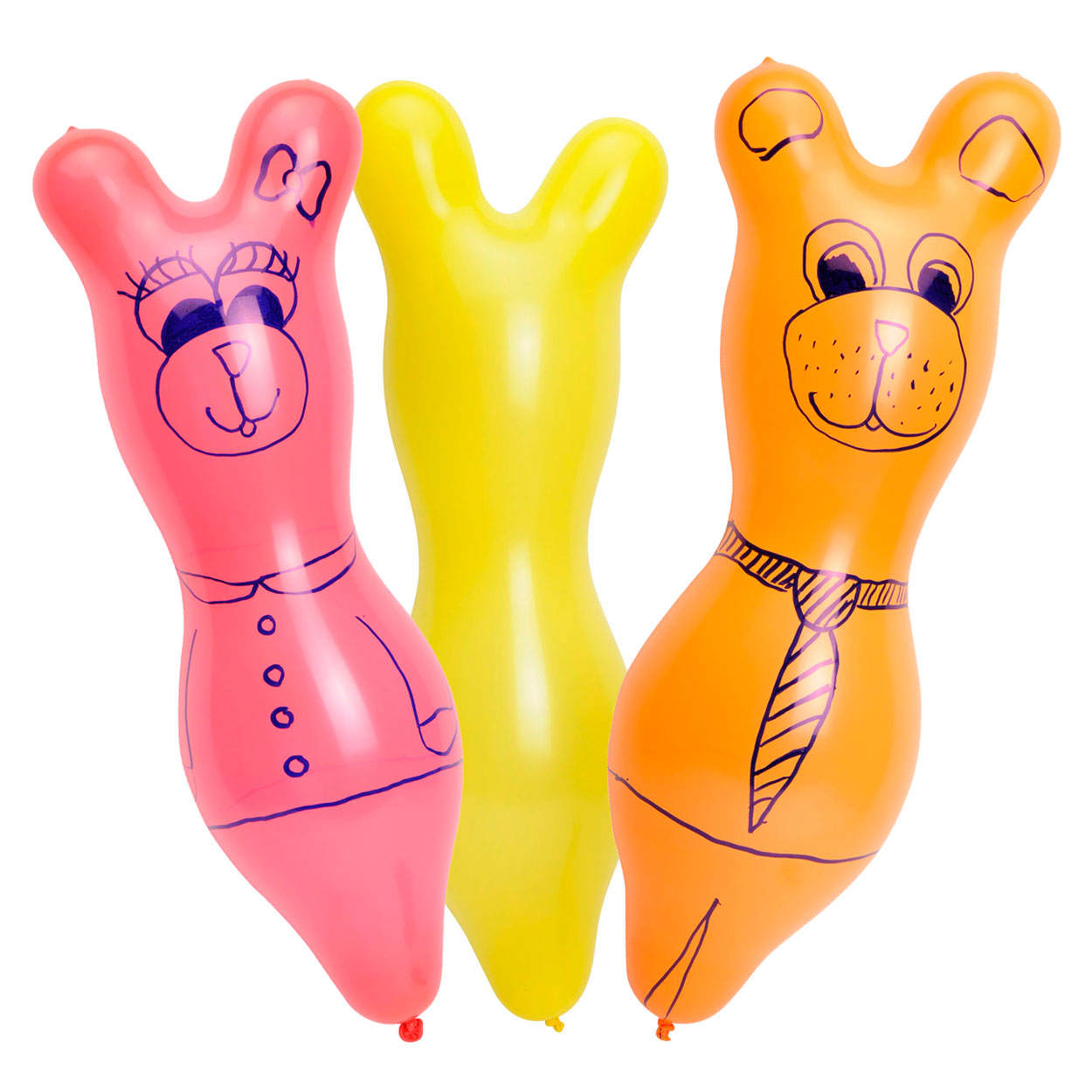 Folat BV Ballonnen dierfiguur, 8st.